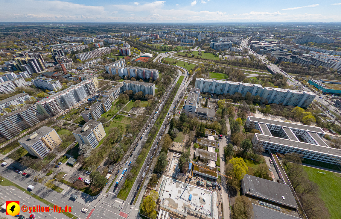 21.04.2023 - Baustelle Haus für Kinder in Neuperlach